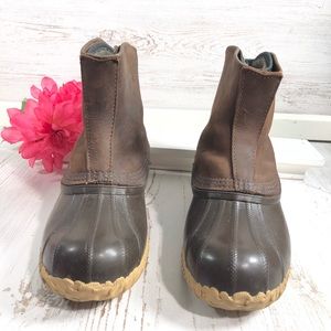 sorel textured ankle boots